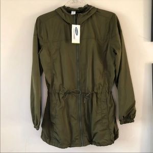 Old Navy Green Rain Anorak